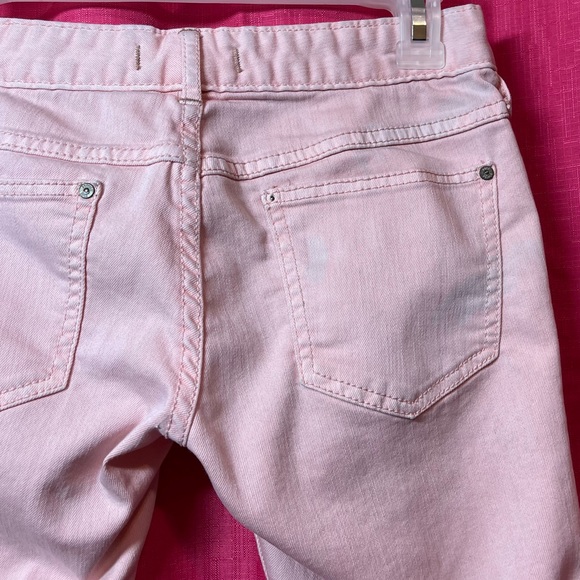 FREE PEOPLE PINK CAPRI JEANS SIZE 25 - Picture 14 of 15